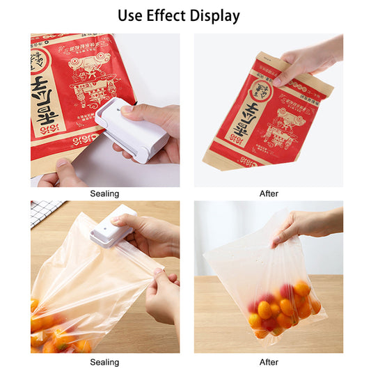 Portable Mini Heat Bag Sealer – Food Storage Bag Sealing Machine (Random Color)