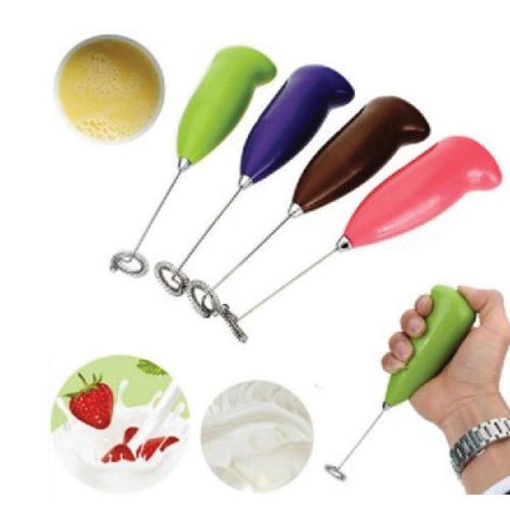 Mini Electric Milk Frother & Coffee Beater – Handheld Egg Whisk Mixer (Random Color)