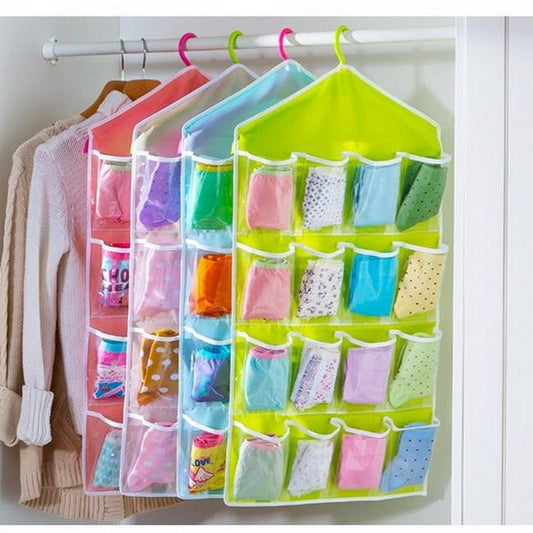 16-Pocket Hanging Storage Organizer for Door & Wall