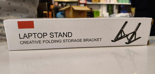 Folding Adjustable Aluminum Laptop Stand – Portable Ergonomic Multi-Angle Notebook Holder