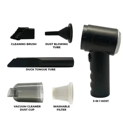 3-in-1 Portable Vacuum Cleaner – Handheld Cordless Vacuum for Car, Home & Office