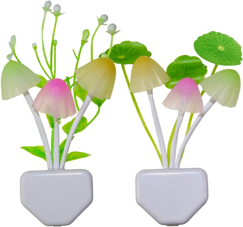 Mushroom LED Night Light – Soft Glow Sensor Lamp for Home (Random Color)