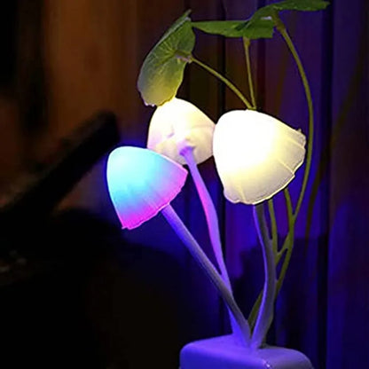 Mushroom LED Night Light – Soft Glow Sensor Lamp for Home (Random Color)