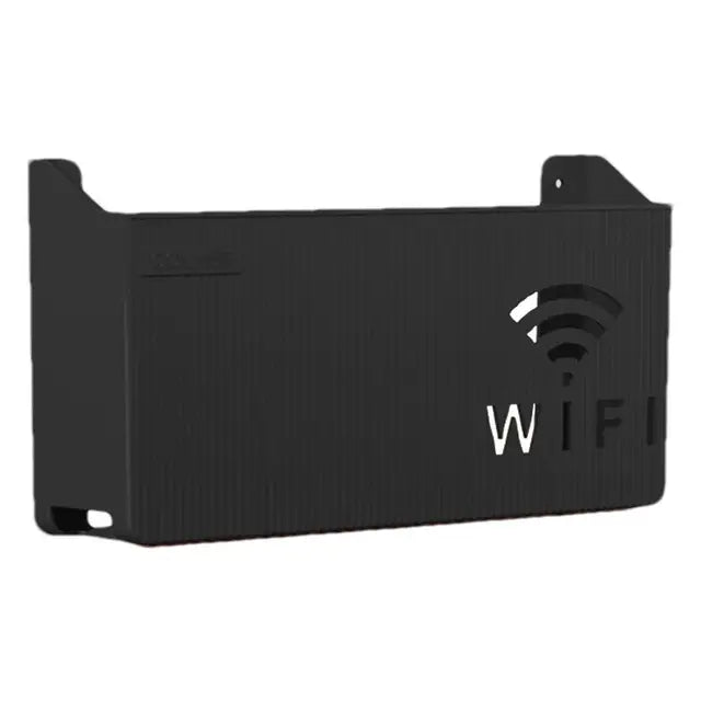 Wall-Mounted Router Storage Box – WiFi Router & Cable Organizer Shelf