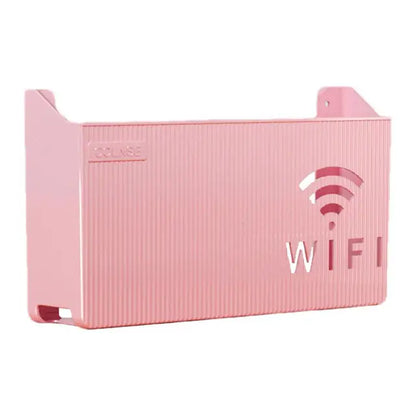 Wall-Mounted Router Storage Box – WiFi Router & Cable Organizer Shelf