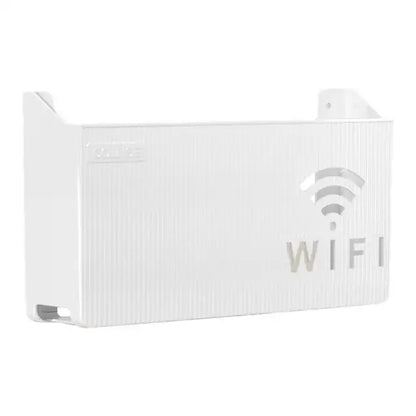 Wall-Mounted Router Storage Box – WiFi Router & Cable Organizer Shelf