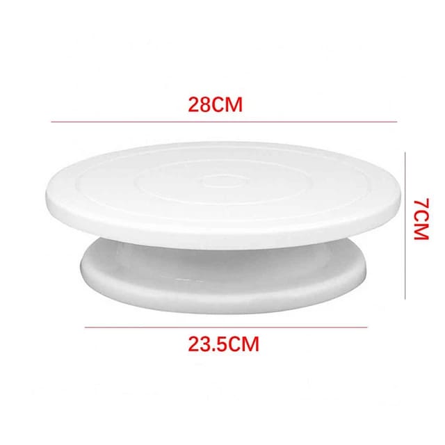 28CM Cake Turntable Decorating Stand – Rotating Cake Decorating & Icing Platform