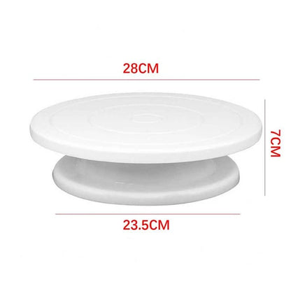 28CM Cake Turntable Decorating Stand – Rotating Cake Decorating & Icing Platform