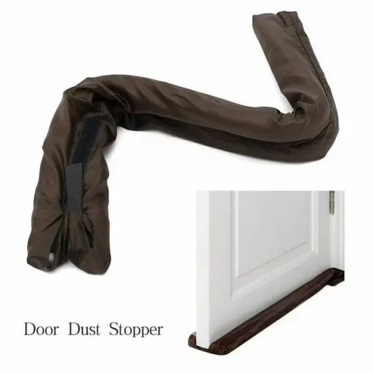 5 Twin Door Draft Stopper – Under Door Air & Dust Blocker (Brown)
