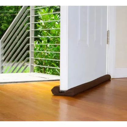 5 Twin Door Draft Stopper – Under Door Air & Dust Blocker (Brown)