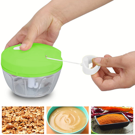 Speedy Chopper Multi-Use Turbo Cutter – Heavy-Duty Manual Vegetable & Fruit Chopper (Random Color)