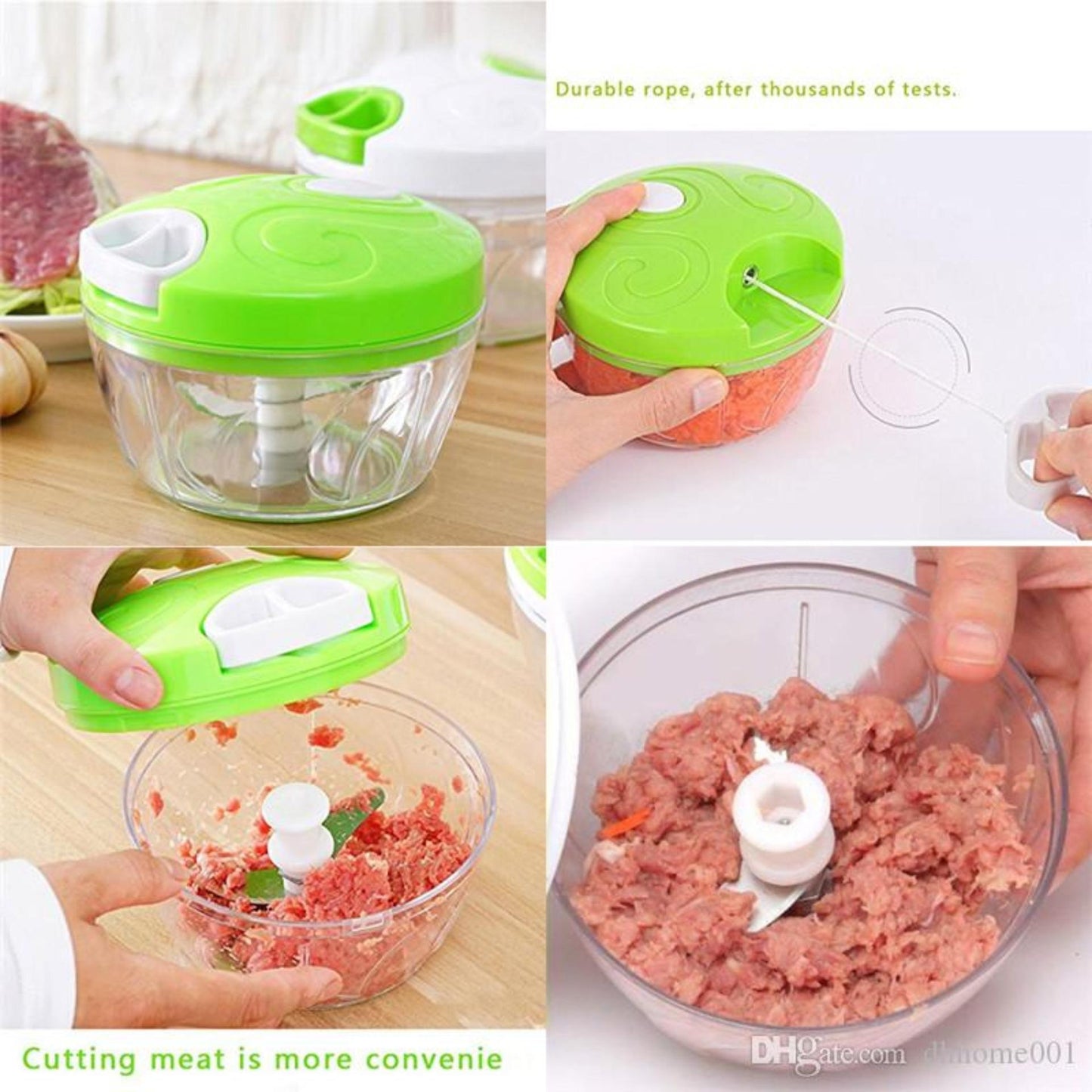 Speedy Chopper Multi-Use Turbo Cutter – Heavy-Duty Manual Vegetable & Fruit Chopper (Random Color)
