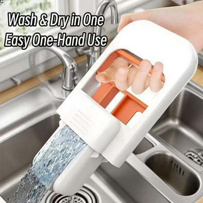 Foldable Mini Mop | Portable Self-Squeezing Wet & Dry Cleaner | Ornestya