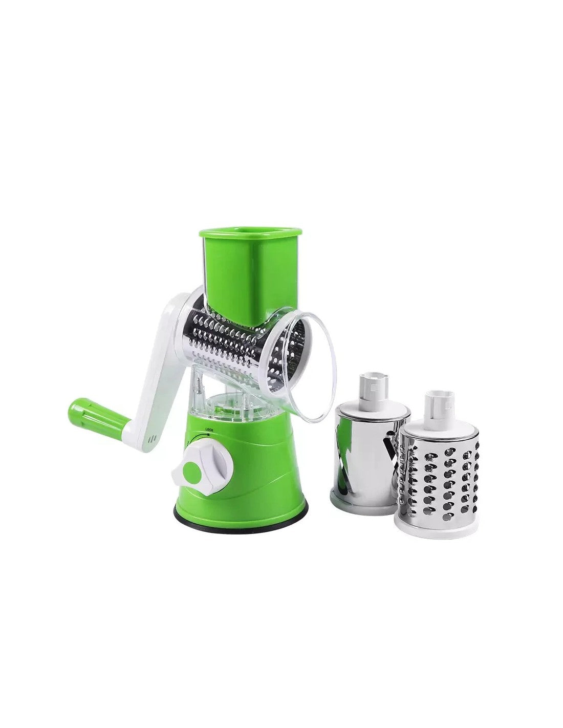 Manual Rotary Vegetable Drum Slicer & Cutter (Random Color)