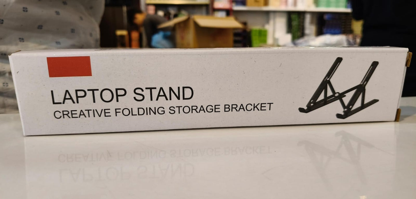 Folding Adjustable Aluminum Laptop Stand – Portable Ergonomic Multi-Angle Notebook Holder