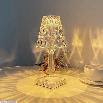 Rechargeable Table Lamp | White ABS LED Portable Desk Lamp Pakistan