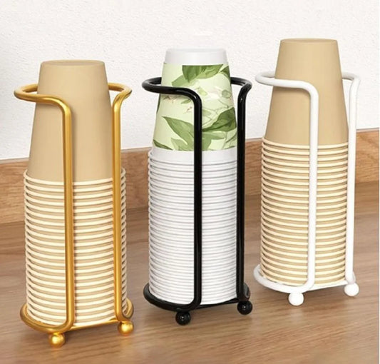 Golden Humanoid Mug Rack for Kitchen & Office | Creative Metal Cup Holder