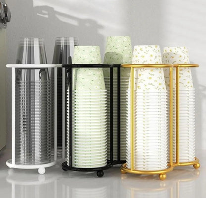 Golden Humanoid Mug Rack for Kitchen & Office | Creative Metal Cup Holder