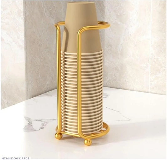 Golden Humanoid Mug Rack for Kitchen & Office | Creative Metal Cup Holder