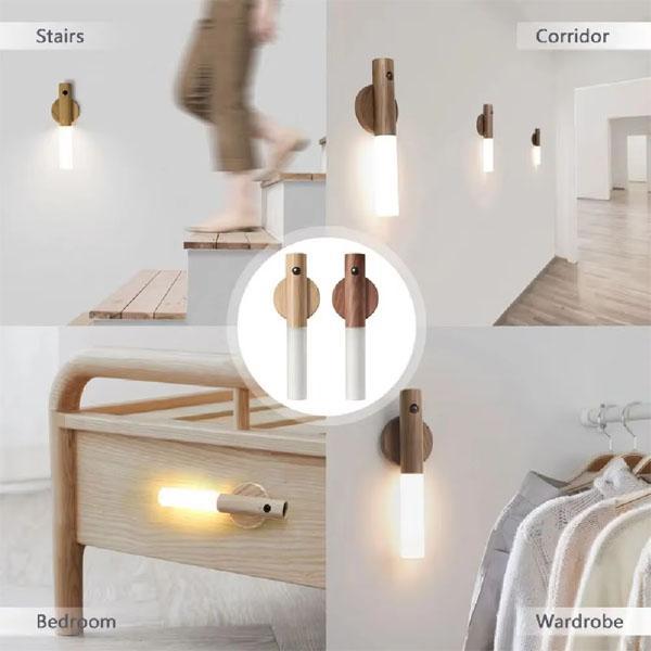 Magnetic Induction Night Light | Motion Sensor LED Wall Lamp for Home