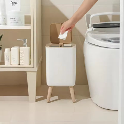 Royal 8L Nordic Trash Bin | Push Lid & Elevated Legs | Ornestya