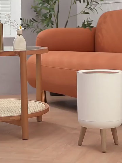 Royal 8L Nordic Trash Bin | Push Lid & Elevated Legs | Ornestya